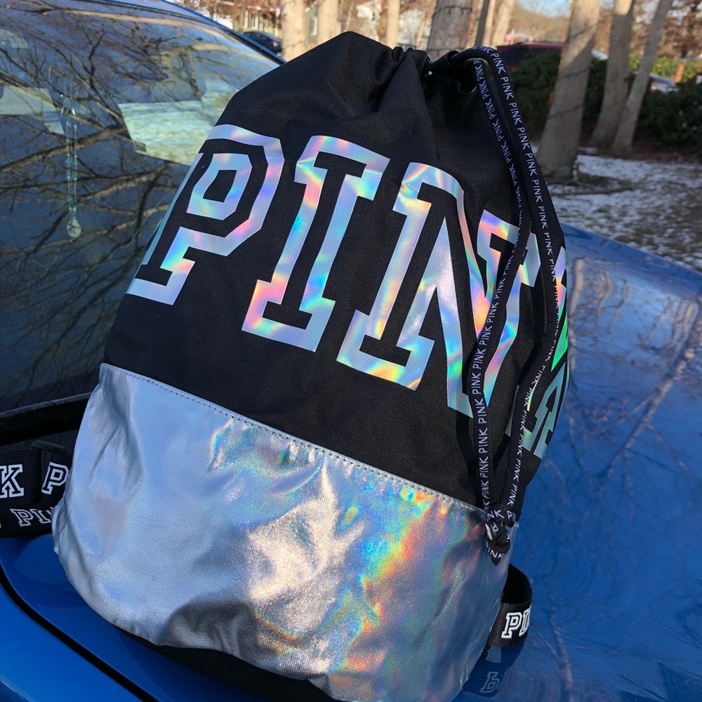Victoria’s Secret Metallic Pink Backpack
